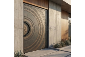 Aluminium voordeur met Liquid Metal