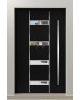 LIM 09E - aluminium enkele moderne toegangsdeur