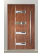 LIM 09E - aluminium enkele moderne toegangsdeur