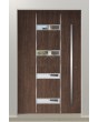 LIM 09E - aluminium enkele moderne toegangsdeur