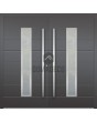 LIM 12C dubbel - moderne dubbele aluminium voordeur met glas