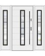 Fargo 12C T - voordeur met zijpanelen met glas