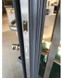 LIM Glass S7 - matte buitendeur met een transparant decor