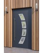 LIM 21A - aluminium voordeur met glas