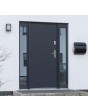 Fargo 27 - moderne voordeur met glas 
Kleur: glad antraciet