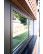 AL86-D1 - aluminum dubbel raam – draai-kiep/vast