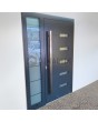 Antraciet aluminium voordeur