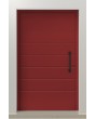 PIVOT AP05 - moderne aluminium draaideur met ribben