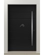 PIVOT AP05 - moderne aluminium draaideur met ribben