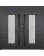 LIM AP06 dubbele - aluminium dubbele draaideur met glas