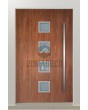 PIVOT AP08 - grote aluminium draaideur met glas