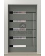 PIVOT AP18A - aluminium enkele draaideur