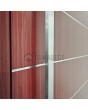 LIM AP04 dubbele - aluminium scharnierende dubbele voordeur met strepen