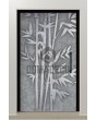 PIVOT Bamboo - taatsdeur met bamboetextuur van gefreesd metaal