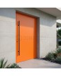 oranje massief aluminium voordeur