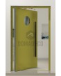 PIVOT Bila - aluminium taatsdeur voor buiten met rond glas