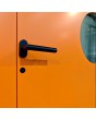 PIVOT Bila - aluminium taatsdeur voor buiten met rond glas
