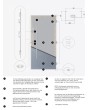 Sta Gemini Uno - luxe voordeur met zijpaneel