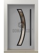 PIVOT Bumerang - aluminium glazen hoofddeur scharnierdeur