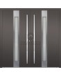 LIM C1 dubbel - moderne aluminium dubbele scharnierende voordeur met glas