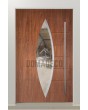 PIVOT C11 - aluminium exclusieve taatsdeur met ovaal glas