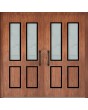 LIM C12 dubbel - moderne aluminium dubbele deur met glas voor woningen