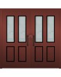 LIM C12 dubbel - moderne aluminium dubbele deur met glas voor woningen