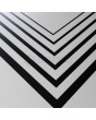 PIVOT V13 - aluminium draaideur met strepen