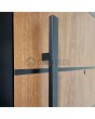 LIM C13 double - solid aluminum double entrance door