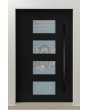 PIVOT C2 - aluminium draaideur met vier ruiten