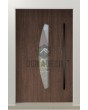 PIVOT C20 - aluminium draaideur met glas