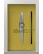 PIVOT C20 - aluminium draaideur met glas