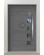 PIVOT C23 - slanke aluminium draaideur met vijf ruiten