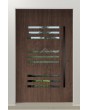 LIM C24 - moderne aluminium voordeur met horizontale ramen