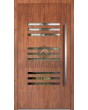 LIM C24 - moderne aluminium voordeur met horizontale ramen