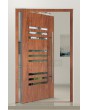 PIVOT C24 - aluminium draaideur met verticale ramen