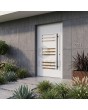 witte aluminium voordeur 