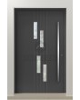PIVOT C25 - aluminium draaideur met vier ramen