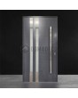 antraciet moderne aluminium ingangsdeur