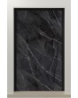 PIVOT Calacatta - aluminium taatsdeur bekleed met Calacatta zwart gesinterd kwarts
