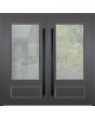 LIM CL05S dubbel - klassiek vormgegeven traditionele aluminium dubbele draaideur met glas