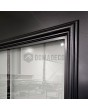 LIM CL05S dubbel - klassiek vormgegeven traditionele aluminium dubbele draaideur met glas