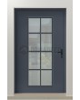 LIM CL06 - klassieke aluminium scharnierende voordeur met glas