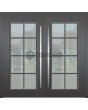 LIM CL06 dubbel - klassiek vormgegeven traditionele aluminium draaideur met glas