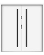 Sta Columb Double -  massieve dubbele voordeur