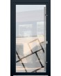 LIM Glass S14 - matte hoofddeur met een transparant decor