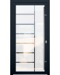 LIM Glass S7 - matte buitendeur met een transparant decor