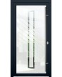 LIM Glass S9 - originele matte voordeur met een transparant decor