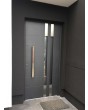 antraciet aluminium voordeur