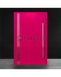 Roze moderne buitendraaiende deur